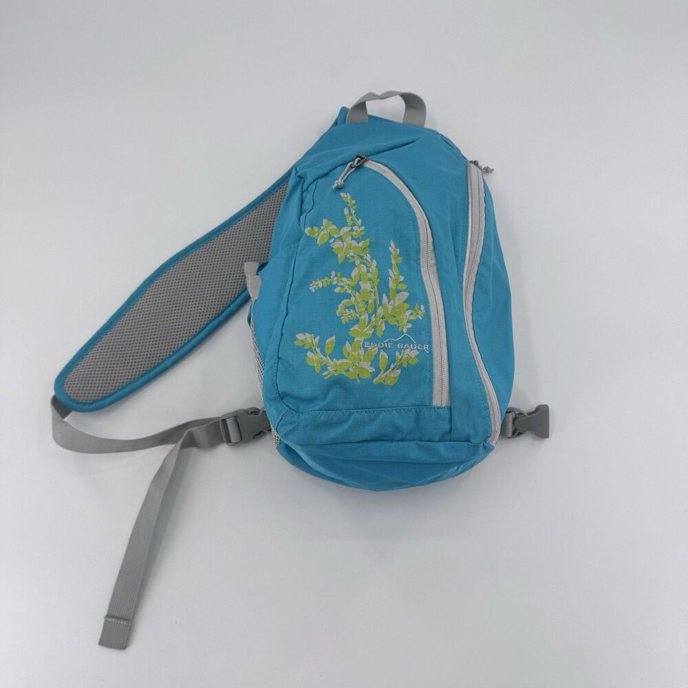 Eddie Bauer Ripstop Shoulder Sling Pack Crossbody Padded Strap Fast Shipping